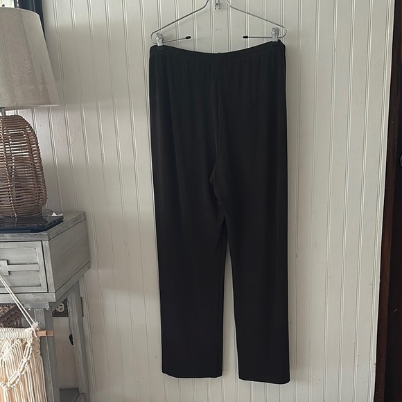 Like New! Chico’s Travelers Dark Brown Pull Up Pants sz 16 - Picture 7 of 10